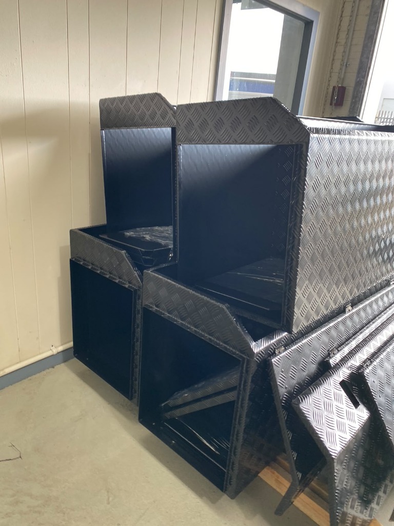 Satin Black Ute Canopy Enclosures